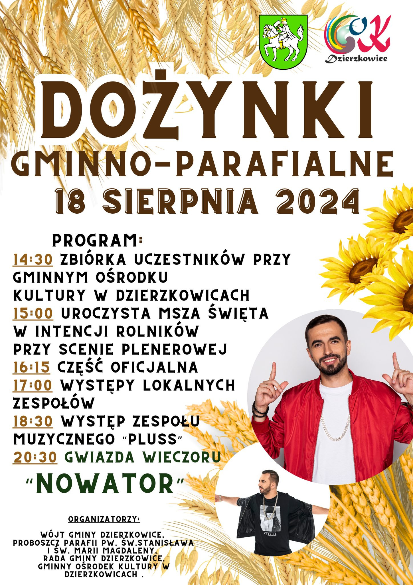 DOŻYNKI GMINNO-PARAFIALNE 18 SIERPNIA 2024 - zdjęcie