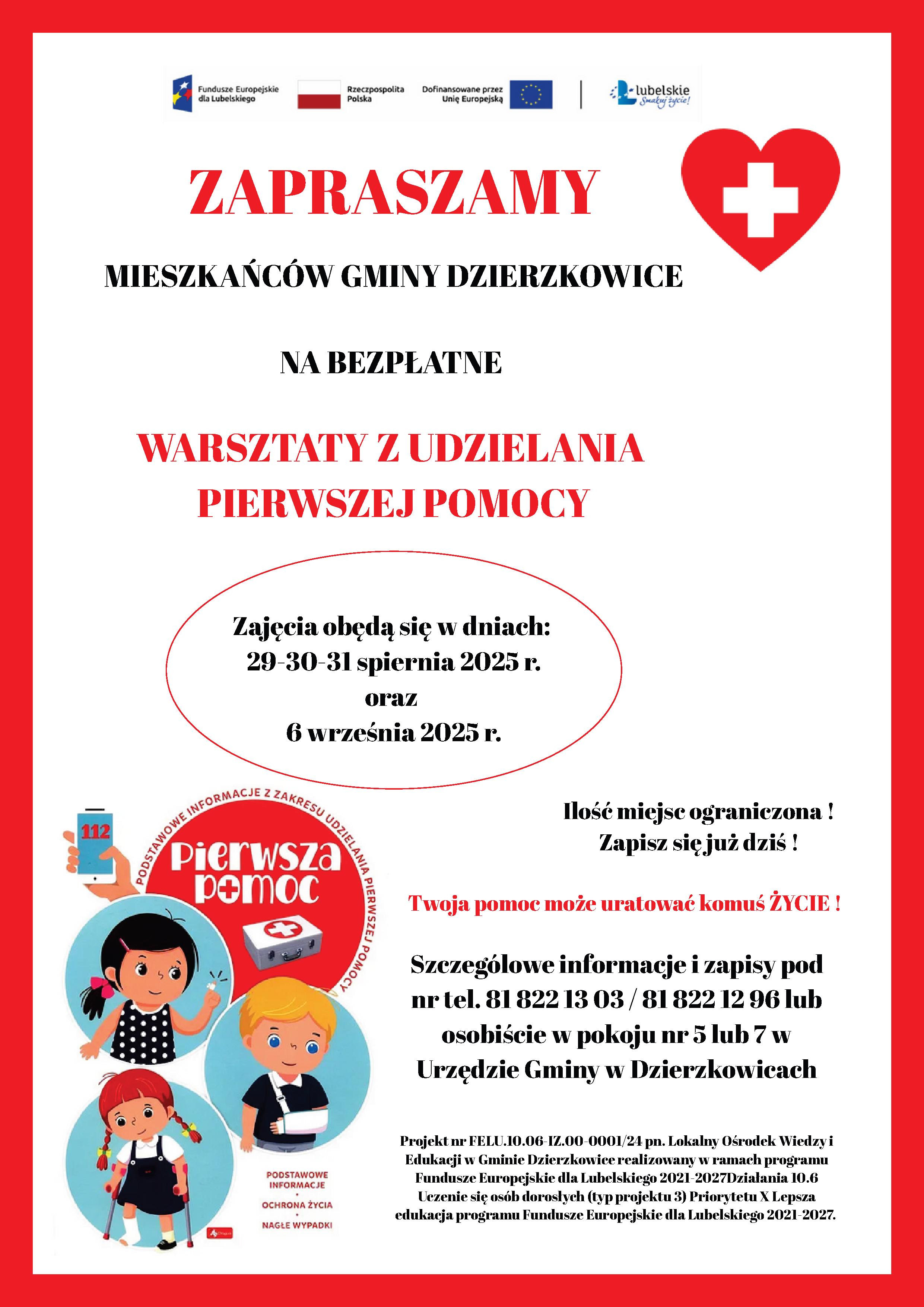 Warsztaty z udzielania pierwszej pomocy - zdjęcie