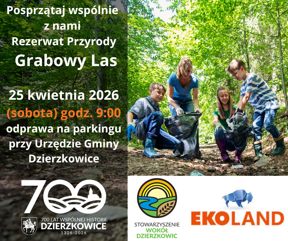 Sprzątanie Rezerwatu Przyrody Grabowy Las