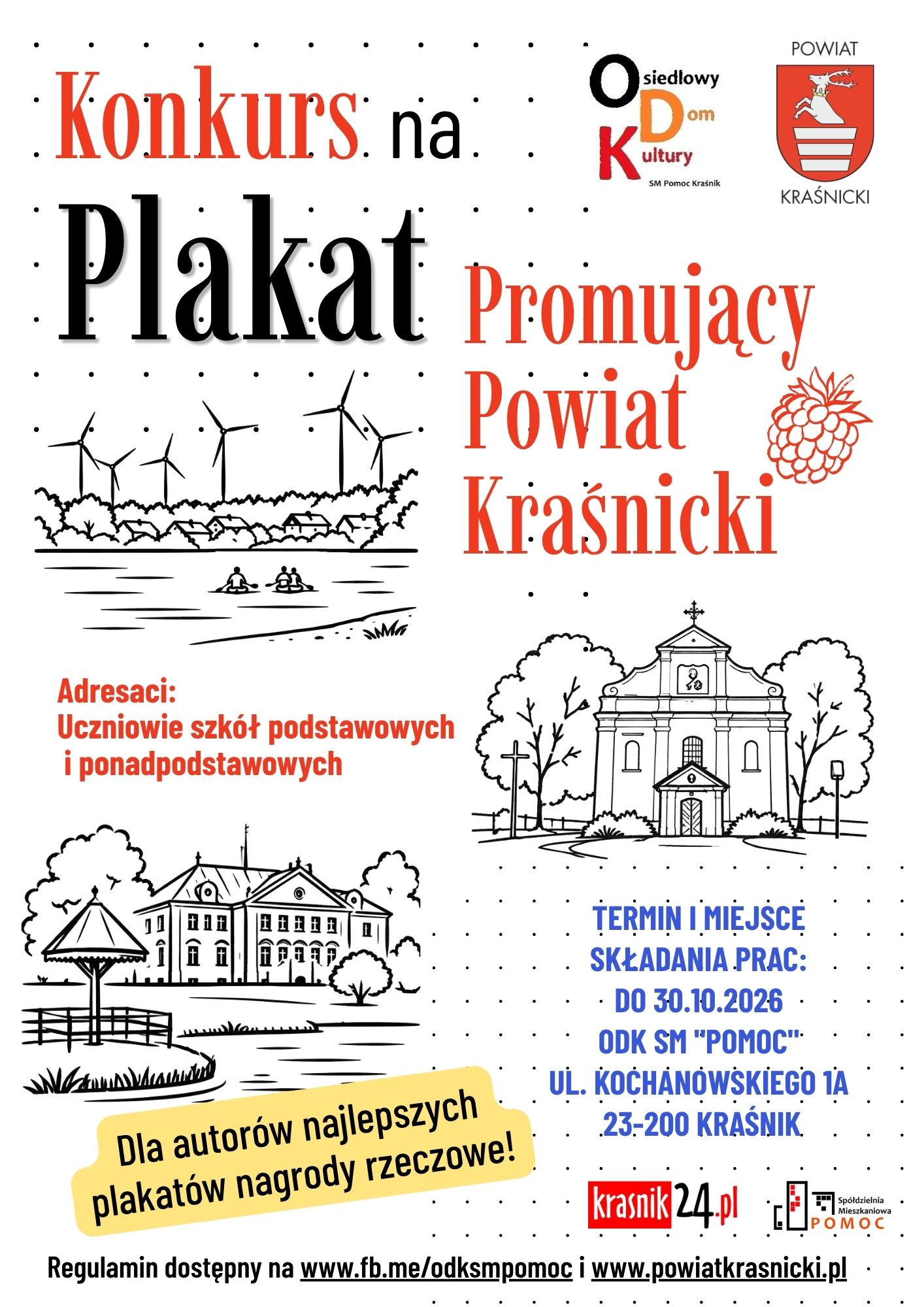 Plakat Promujący Powiat Kraśnicki