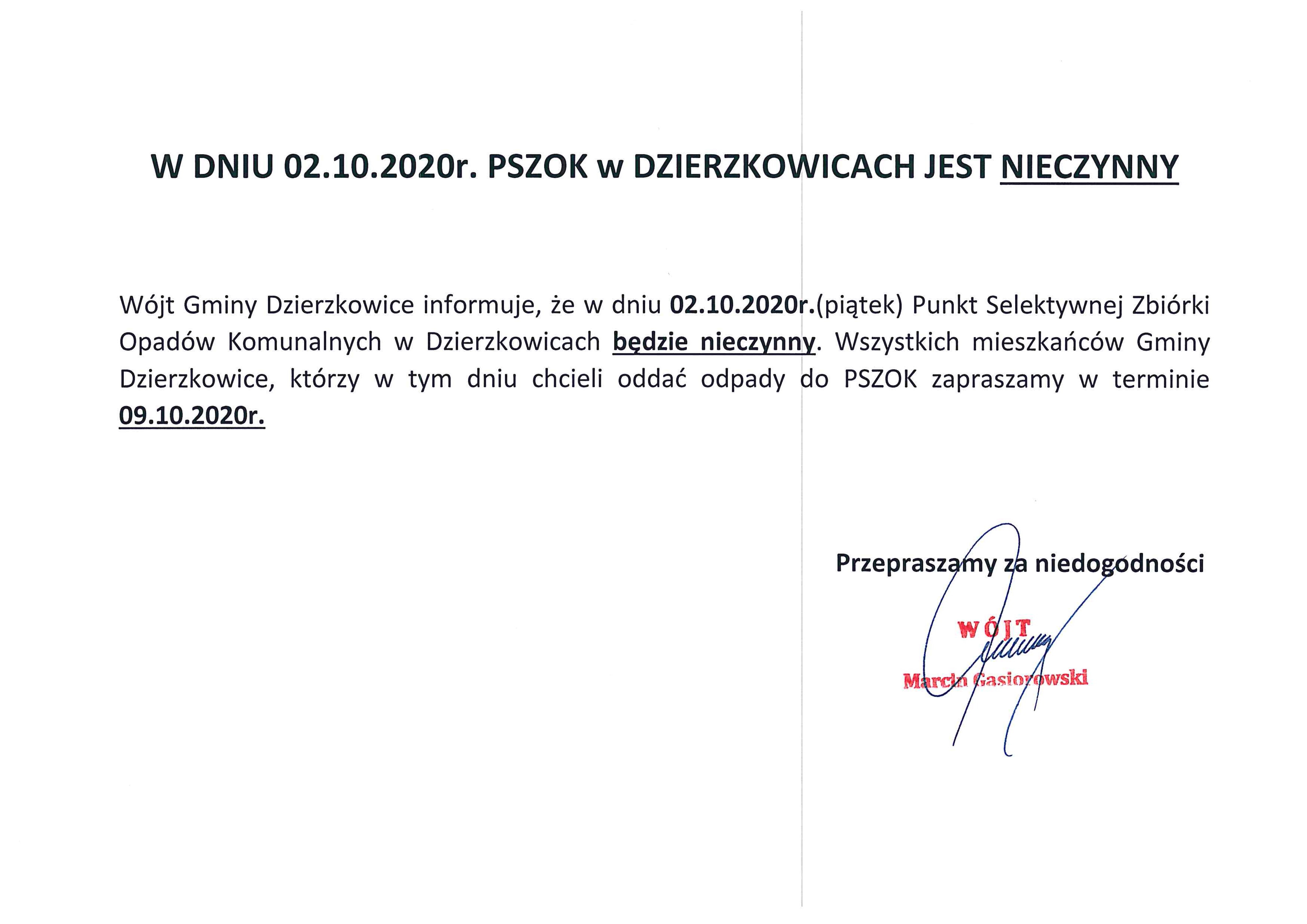 PSZOK NIECZYNN