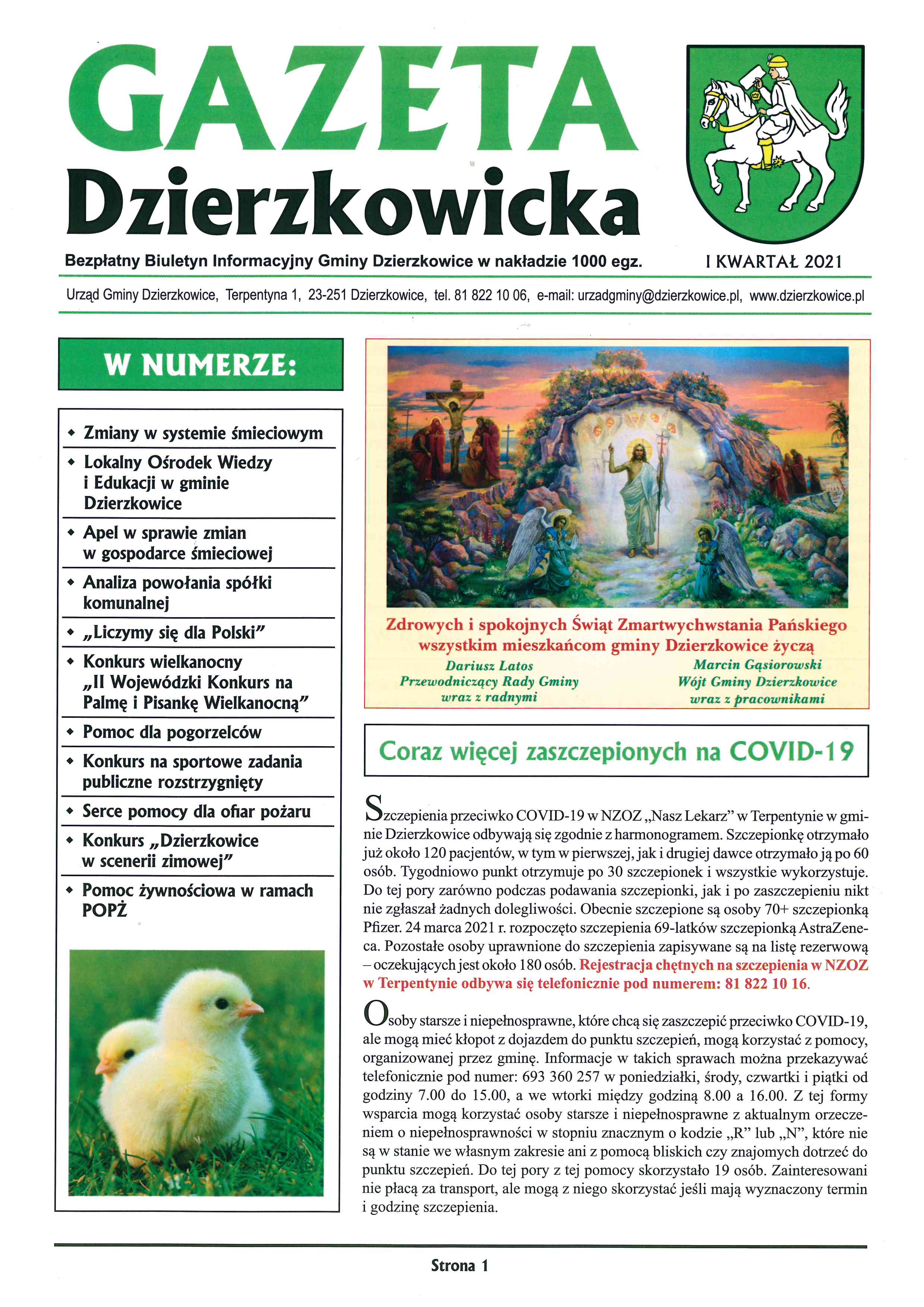 Gazeta Dzierzkowicka I kwartał 2021