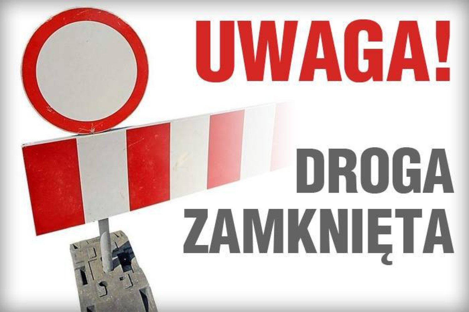 Zamknięcie drogi w m. Ludmiłówka w dniach 27 -28 kwietnia  2023 roku