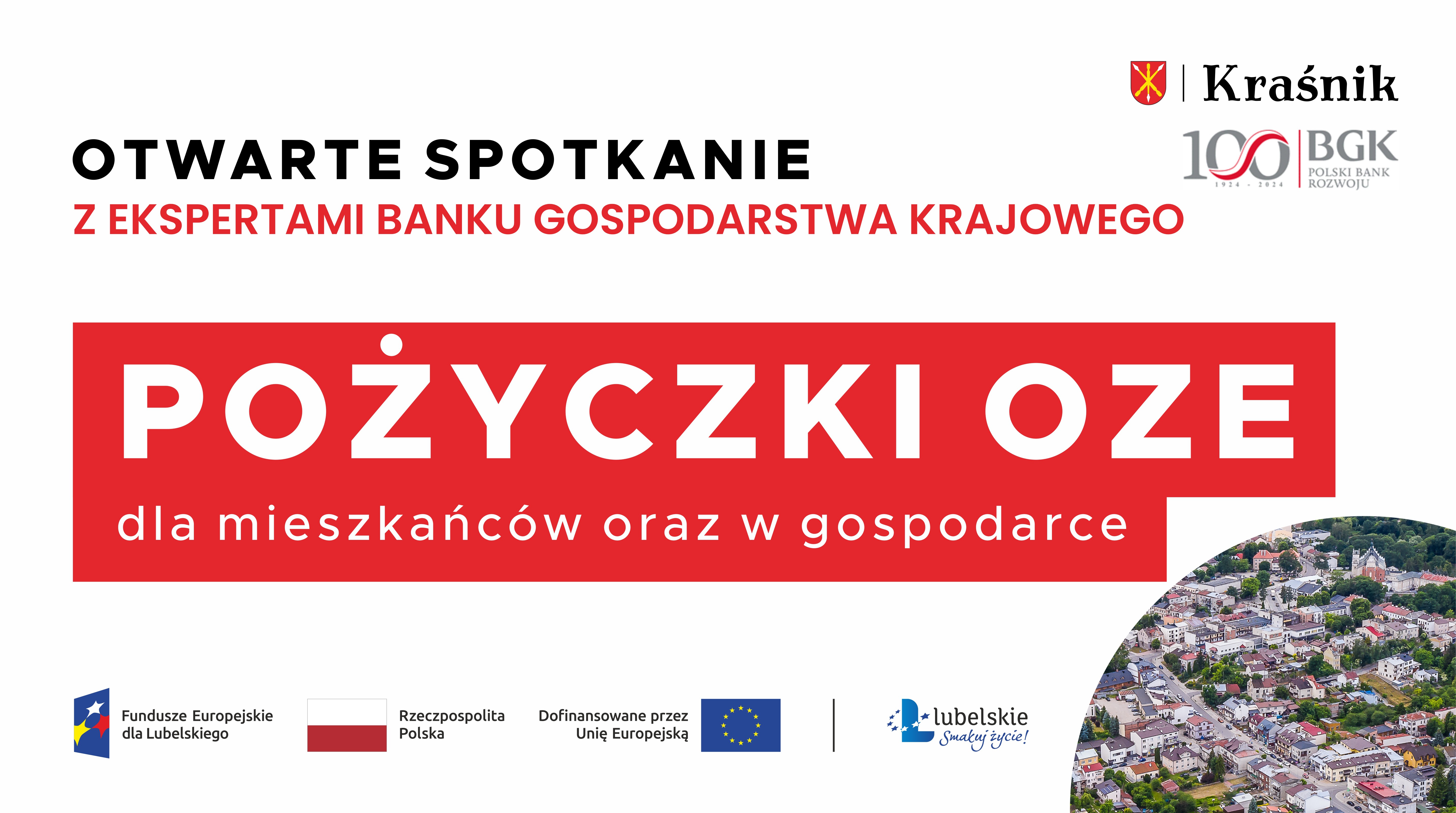 Otwarte spotkanie z ekspertami Banku Gospodarstwa Krajowego dotyczące pożyczki OZE dla mieszkańców oraz w gospodarce - zdjęcie