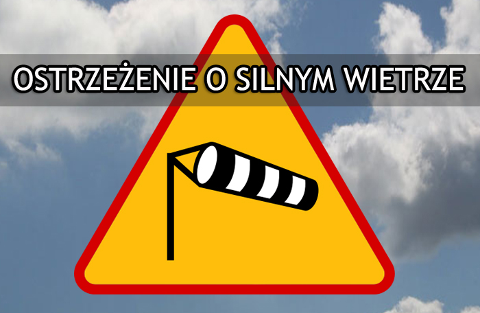 Ostrzeżenia meteorologiczne: Silny wiatr - zdjęcie