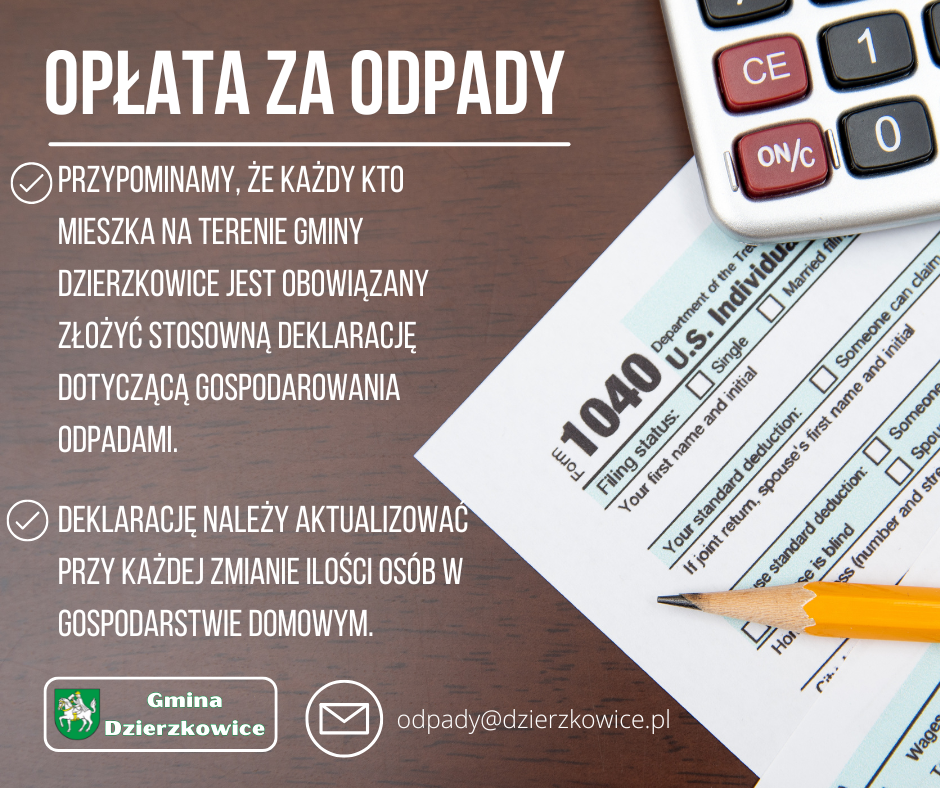 Weryfikacja danych w złożonych deklaracjach o wysokości opłaty za gospodarowanie odpadami komunalnymi.