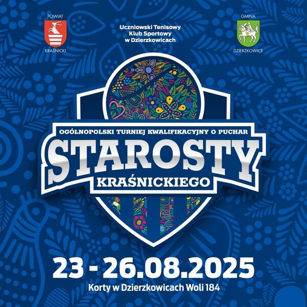 Tenisiści zagrają o puchar starosty