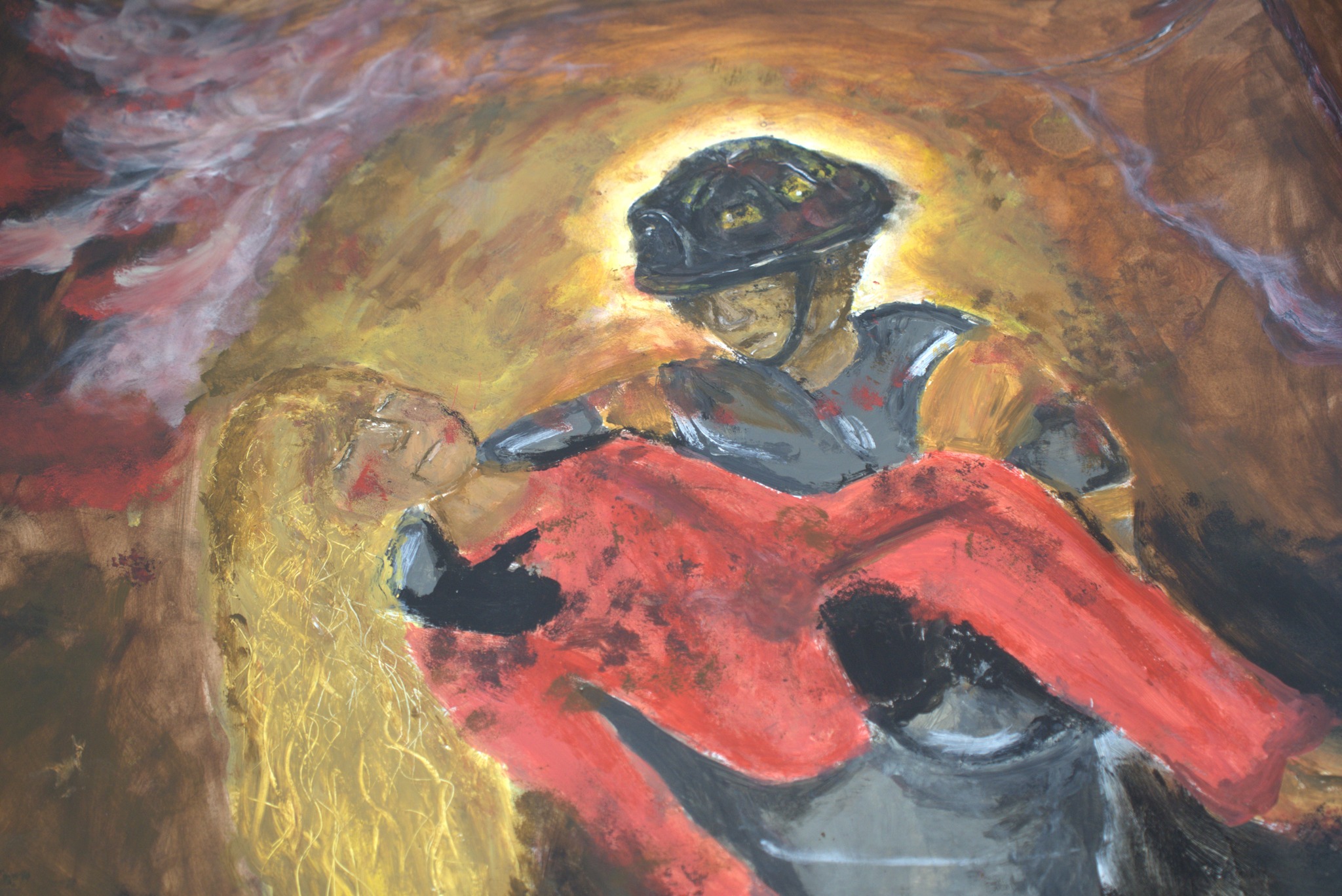 Gminne eliminacje strażackiego konkursu plastycznego