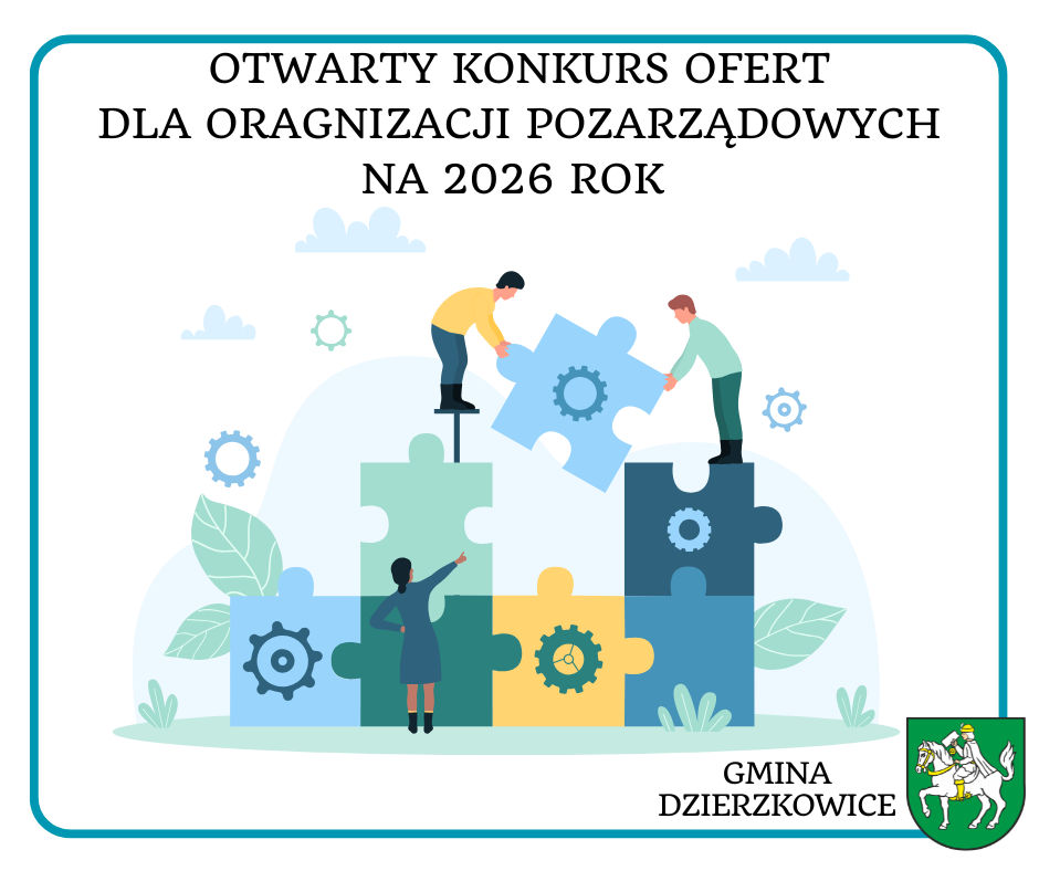 Ogłoszenie otwartego konkursu ofert na realizację zadań publicznych gminy Dzierzkowice z zakresu wspierania i upowszechniania kultury fizycznej.