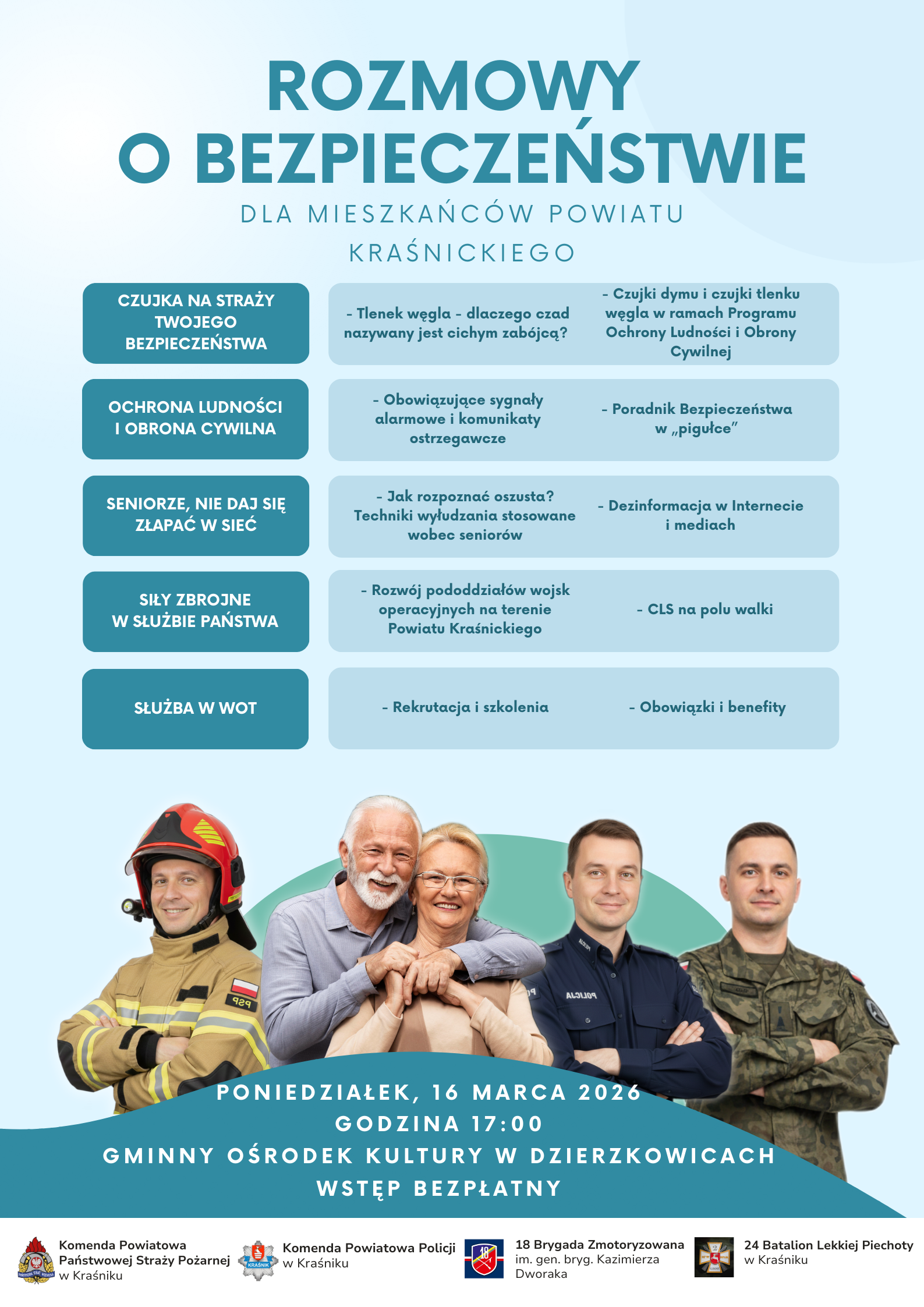 Porozmawiajmy o bezpieczeństwie!